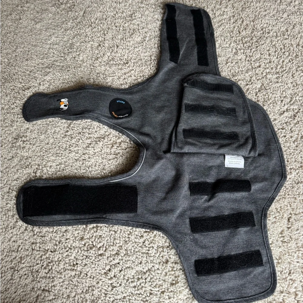 Thundershirt Charcoal Gray Adjustable Anxiety Vest for Dogs Cats Small Size EUC - Picture 8 of 10